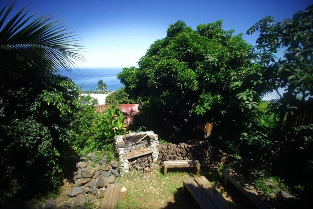 Bungalow Ecologique Avec Toilettes Seches Leu Kabanon Vue Mer Saint-Leu Eksteriør bilde