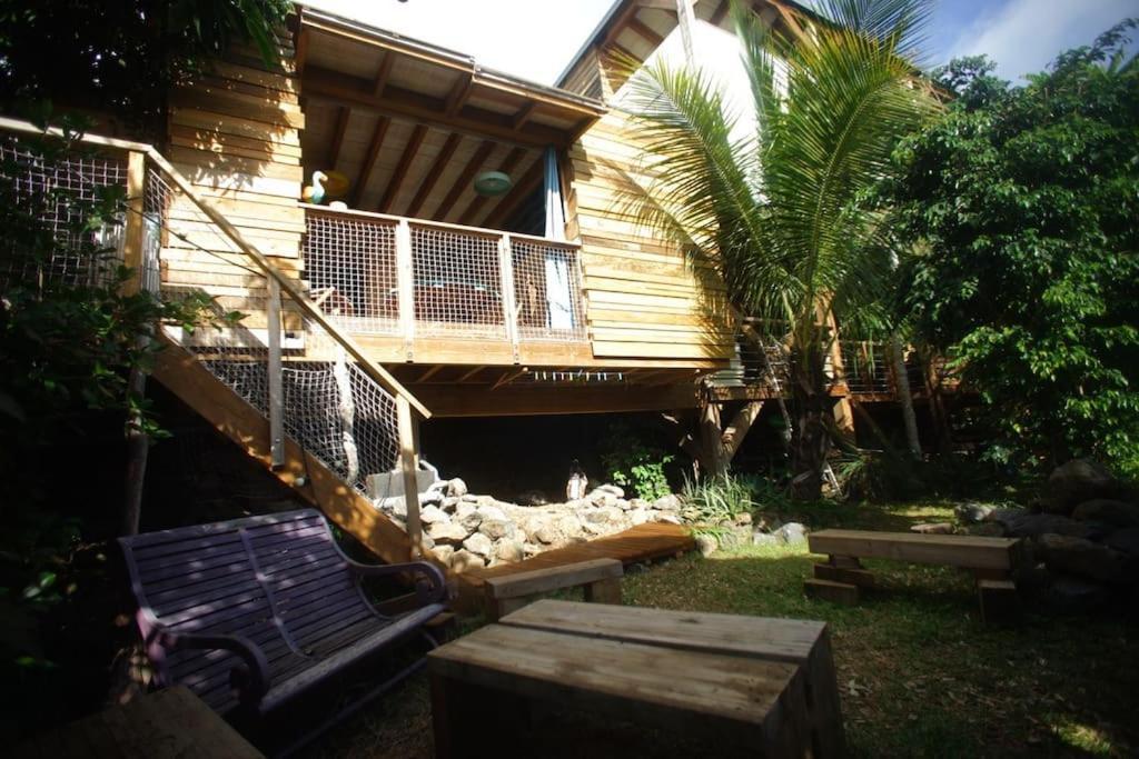 Bungalow Ecologique Avec Toilettes Seches Leu Kabanon Vue Mer Saint-Leu Eksteriør bilde