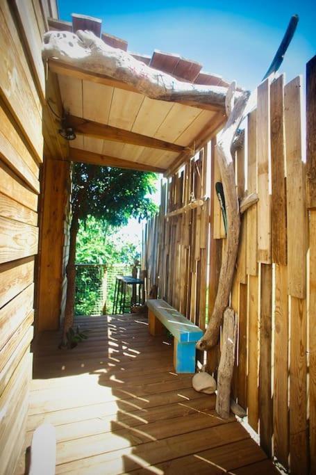 Bungalow Ecologique Avec Toilettes Seches Leu Kabanon Vue Mer Saint-Leu Eksteriør bilde